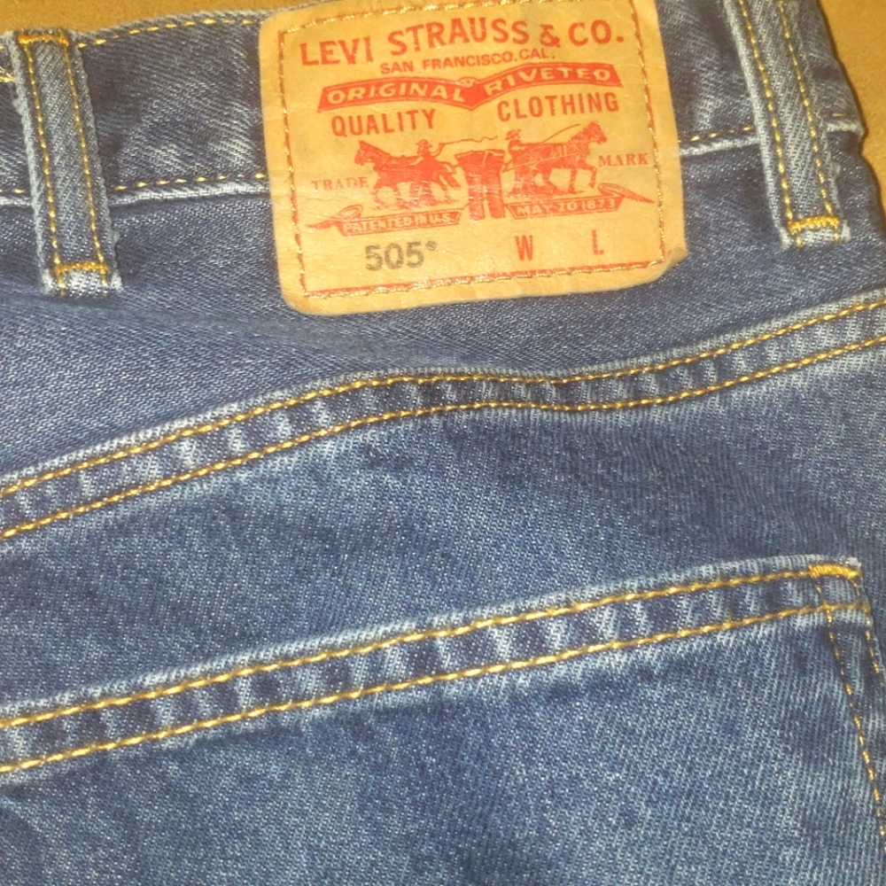 Levi's blue jeans 505